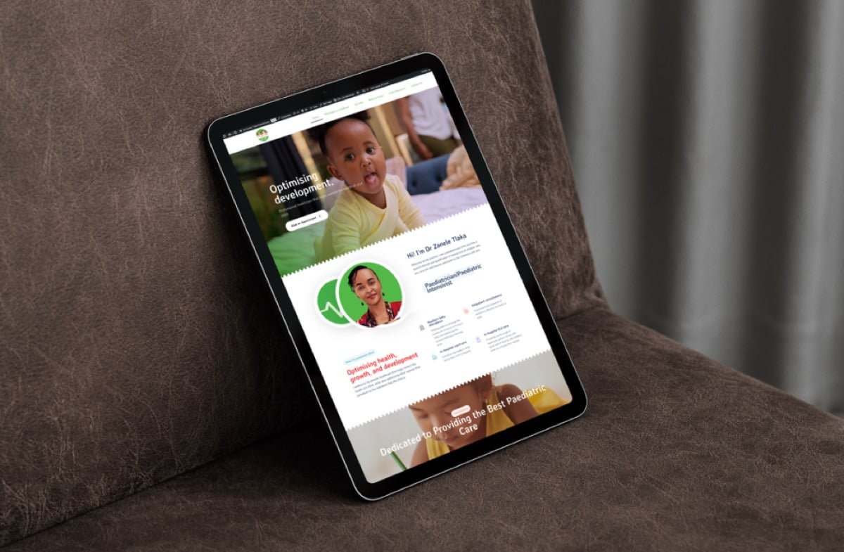 Dr Zanele Tlaka website designed by Magoven