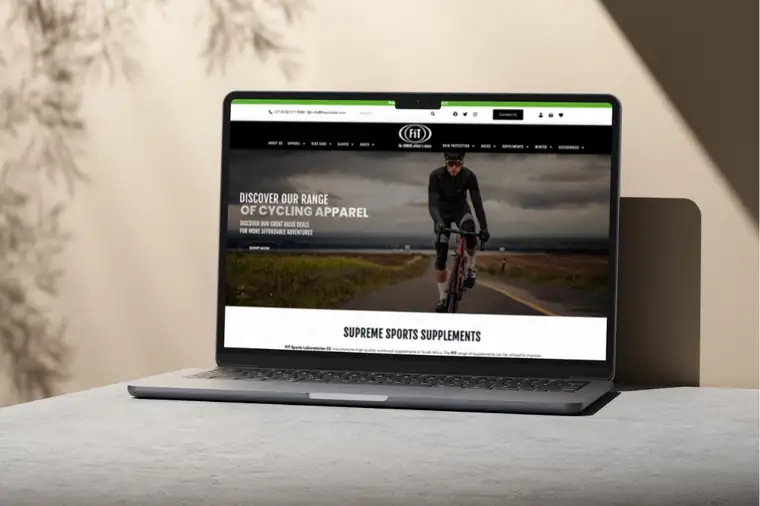 Fit Sports Lab website