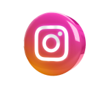 glowing instagram logo on a realistic 3d circle.png