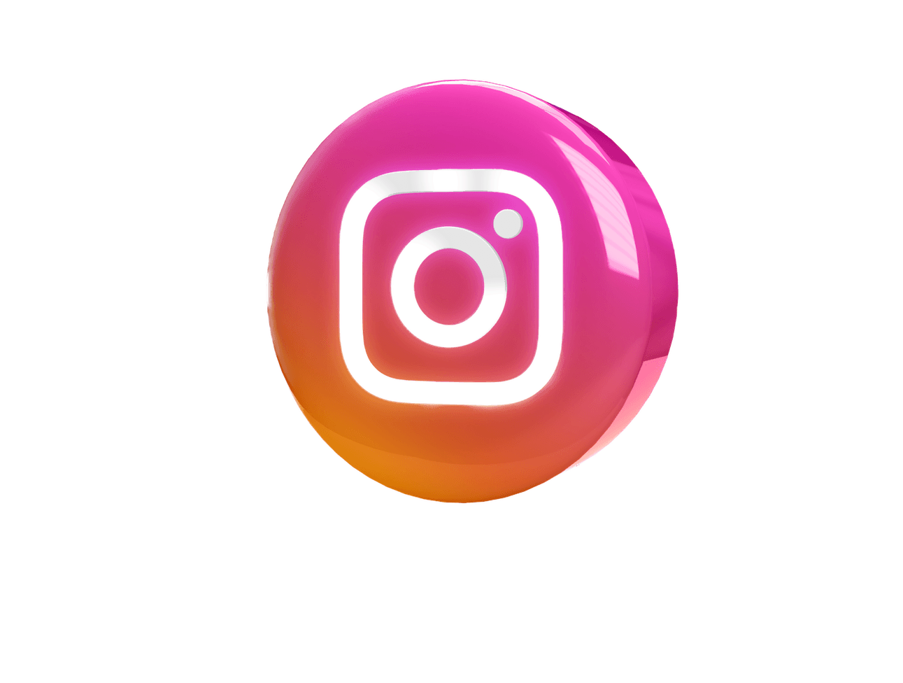 glowing instagram logo on a realistic 3d circle.png