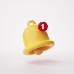 bell reminder notification alert alarm icon sign symbol application website ui white background 3d rendering illustration scaled 1