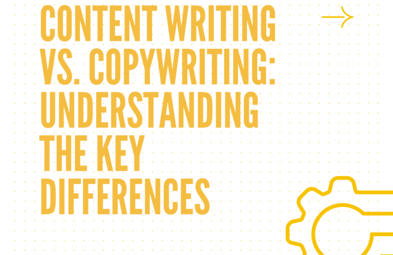 Content Writing vs. Copywriting: Understanding the Key Differences